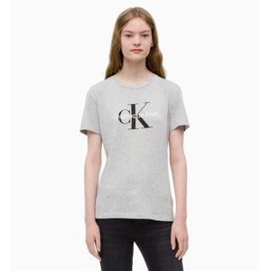 Calvin Klein dámské šedé tričko Core - L (038)