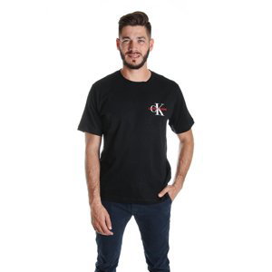Calvin Klein pánské černé tričko Embro - XL (BAE)