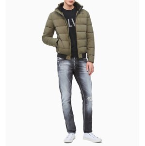 Calvin Klein pánská khaki bunda Puffer - XL (371)