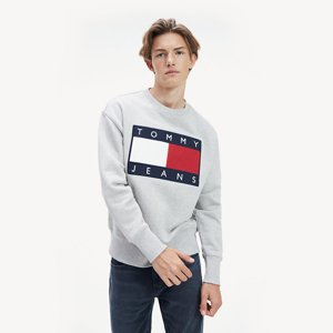 Tommy Hilfiger pánská šedá mikina Flag