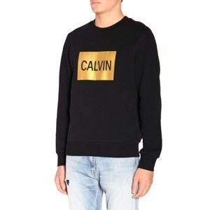 Calvin Klein pánská černá mikina Gold Box - XXL (BAE)