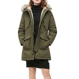 Calvin Klein dámská khaki parka - XS (371)