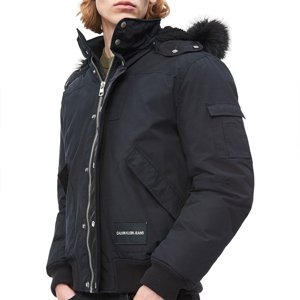 Calvin Klein pánská černá zimní bunda Trimmed - L (099)