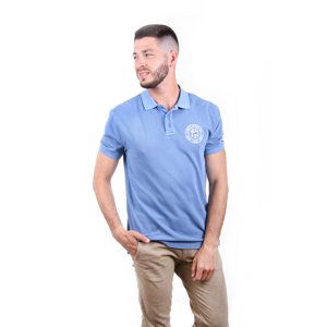 Tommy Jeans pánské modré polo Chest