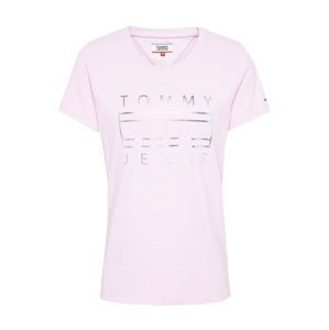 Tommy Hilfiger dámské světle fialové tričko Metallic - S (VFE)