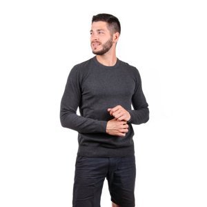 Calvin Klein pánský šedý svetr s logem - XL (020)