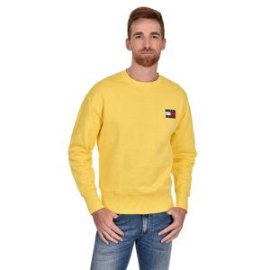 Tommy Hilfiger pánská žlutá mikina Crew