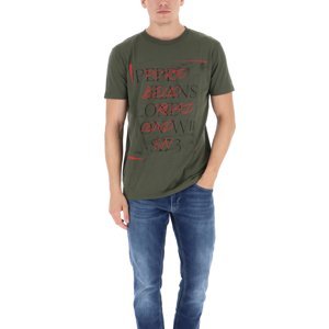 Pepe Jeans pánské khaki tričko Barret - XXL (891)