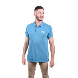 Tommy Jeans pánské modré polo Garment - L (413)