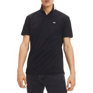 Tommy Jeans pánské černé polo Classics