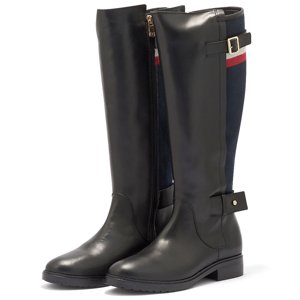 Tommy Hilfiger dámské černé kozačky - 36 (990)