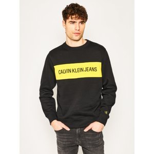 Calvin Klein pánská černá mikina Contrast