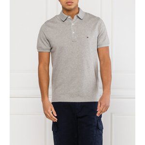 Tommy Hilfiger pánské šedé polo Tommy - M (P92)