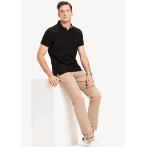 Tommy Hilfiger pánské černé polo Core