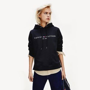 Tommy Hilfiger dámská černá mikina s kapucí Hoodie