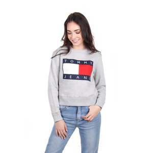 Tommy Hilfiger dámská šedá mikina Flag - M (P01)