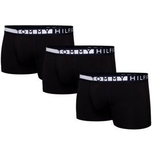 Tommy Hilfiger pánské černé boxerky 3 pack - L (0R9)