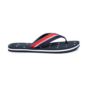 Tommy Hilfiger dámské tmavě modré žabky Flag