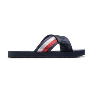 Tommy Hilfiger dámské tmavě modré pantofle - 39 (DW5)