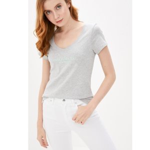 Calvin Klein dámské šedé tričko - XL (P01)