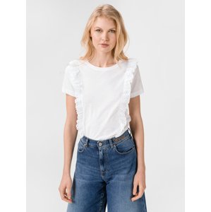Pepe Jeans dámské bílé tričko Dante - S (800)