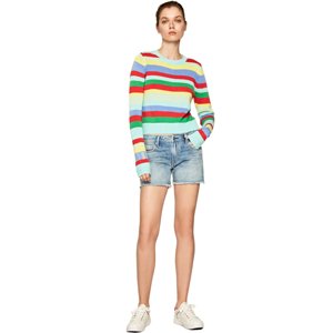 Pepe Jeans dámské džínové šortky Rainbow - 27 (0)