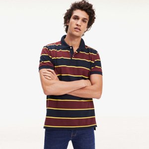 Tommy Hilfiger pánské pruhované polo tričko Structure - XL (0EX)