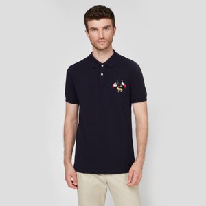 Tommy Hilfiger pánské tmavě modré polo tričko