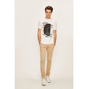 Pepe Jeans pánské bíločerné tričko Doreen - XL (802)