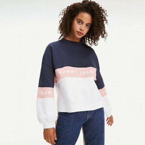 Tommy Jeans dámská mikina Colorblock - M (YA2)