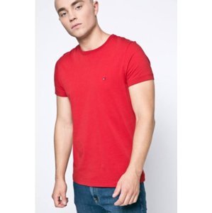 Tommy Hilfiger pánské červené tričko Flag - XL (611)