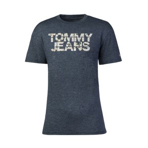 Tommy Jeans pánské modré tričko Camo