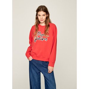 Pepe Jeans dámská červená mikina Bonnie - XS (266)