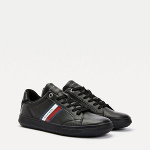 Tommy Hilfiger pánské černé tenisky Essential - 43 (BDS)