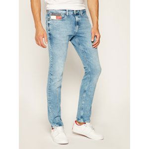 Tommy Jeans pánské modré džíny Scanton - 36/34 (1AJ)