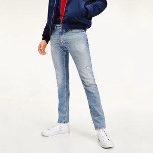Tommy Jeans pánské světlé modré džíny Scanton - 30/32 (1AB)