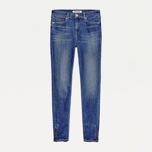 Tommy Jeans dámské modré džíny se zipy - 27/32 (1AP)