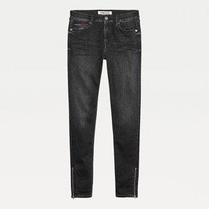 Tommy Jeans dámské tmavě šedé džíny Nora