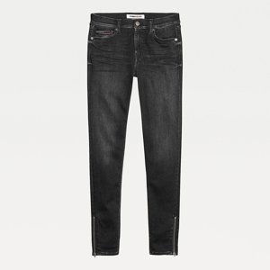 Tommy Jeans dámské tmavě šedé džíny Nora - 26/32 (1BY)