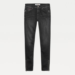 Tommy Jeans dámské tmavě šedé džíny Nora - 27/32 (1BY)