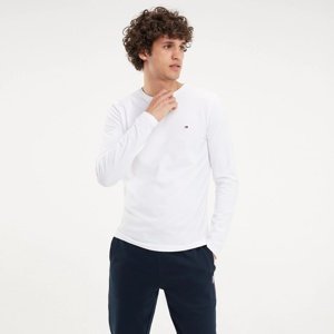 Tommy Hilfiger pánské bílé tričko Stretch - L (YBR)