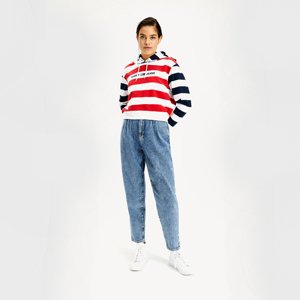 Tommy Jeans dámská mikina Multistripe - L (0A6)