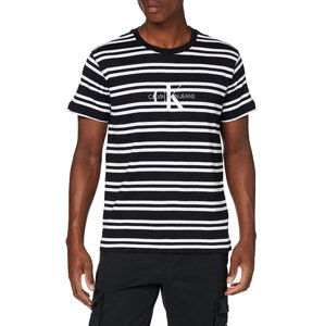 Calvin Klein pánské proužkované tričko - XXL (BAE)