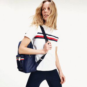 Tommy Hilfiger dámské bílé tričko - XS (YBR)