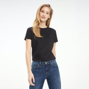 Tommy Hilfiger dámské černé tričko - XL (017)