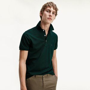 Tommy Hilfiger pánské zelené polo Tommy - L (MBP)