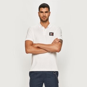 Tommy Hilfiger pánské bílé polo Flex Icon - S (YBR)