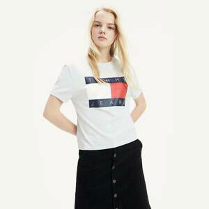 Tommy Hilfiger dámské šedé tričko Tommy - L (PPP)