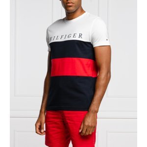 Tommy Hilfiger pánské tričko Colorblock - XL (0A4)