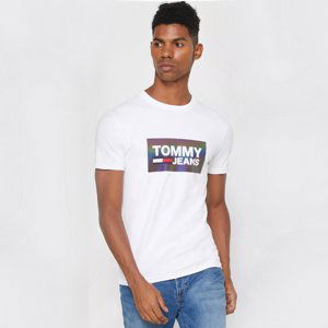 Tommy Jeans pánské bílé tričko